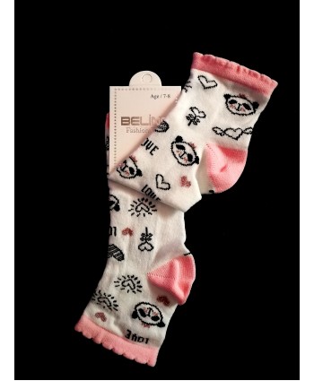 Belino детски чорапи за момиче h293 екрю